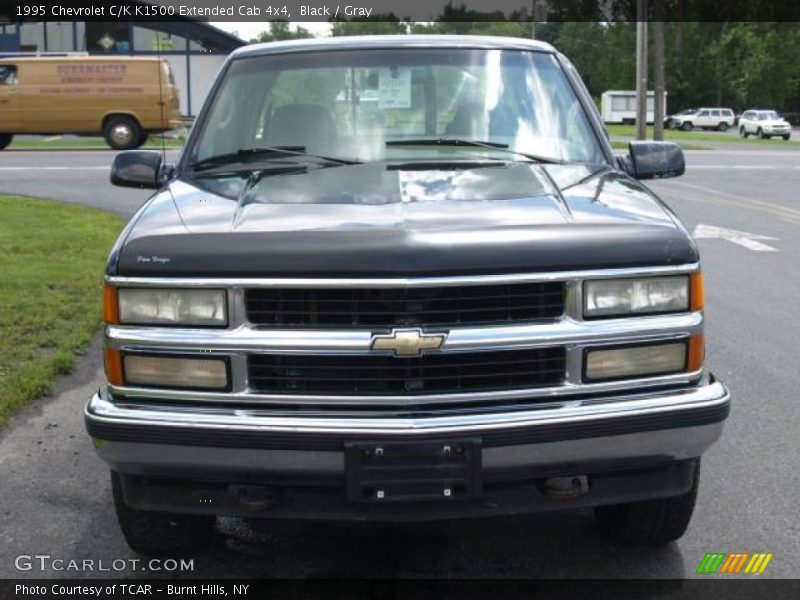 Black / Gray 1995 Chevrolet C/K K1500 Extended Cab 4x4