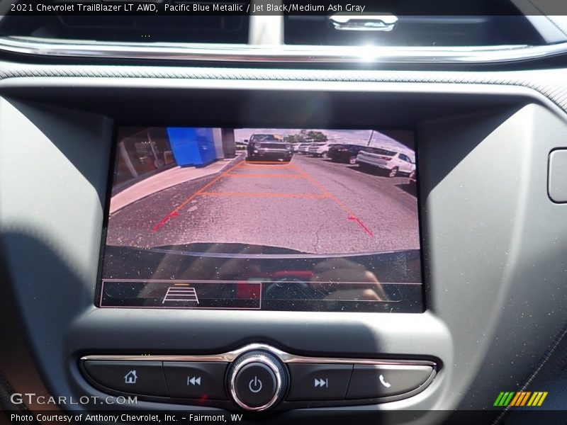 Pacific Blue Metallic / Jet Black/Medium Ash Gray 2021 Chevrolet TrailBlazer LT AWD