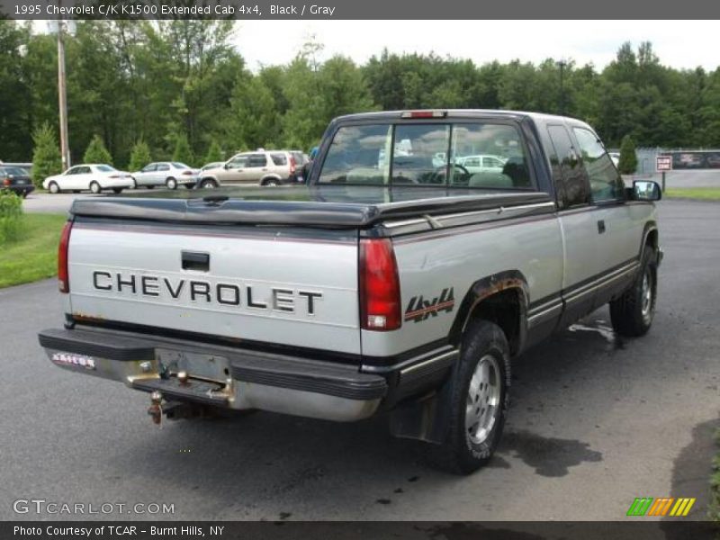 Black / Gray 1995 Chevrolet C/K K1500 Extended Cab 4x4