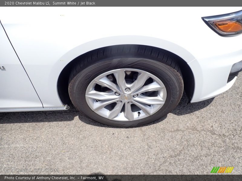 Summit White / Jet Black 2020 Chevrolet Malibu LS