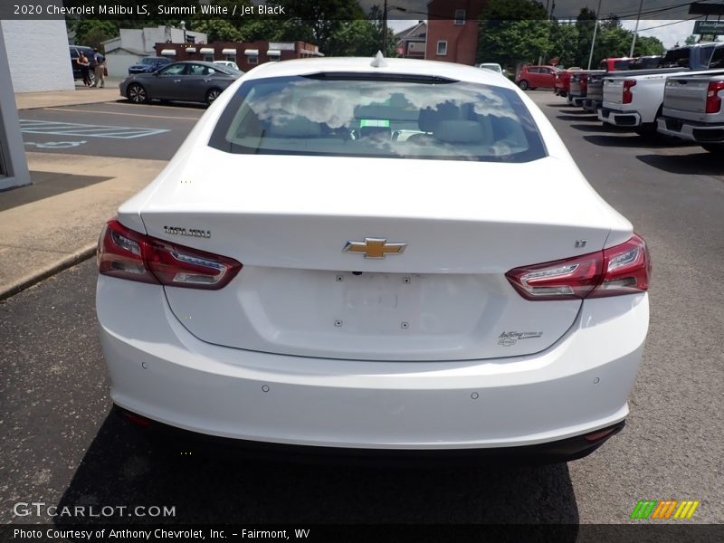 Summit White / Jet Black 2020 Chevrolet Malibu LS