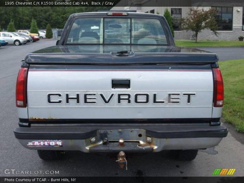 Black / Gray 1995 Chevrolet C/K K1500 Extended Cab 4x4