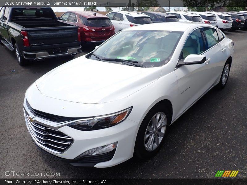 Summit White / Jet Black 2020 Chevrolet Malibu LS