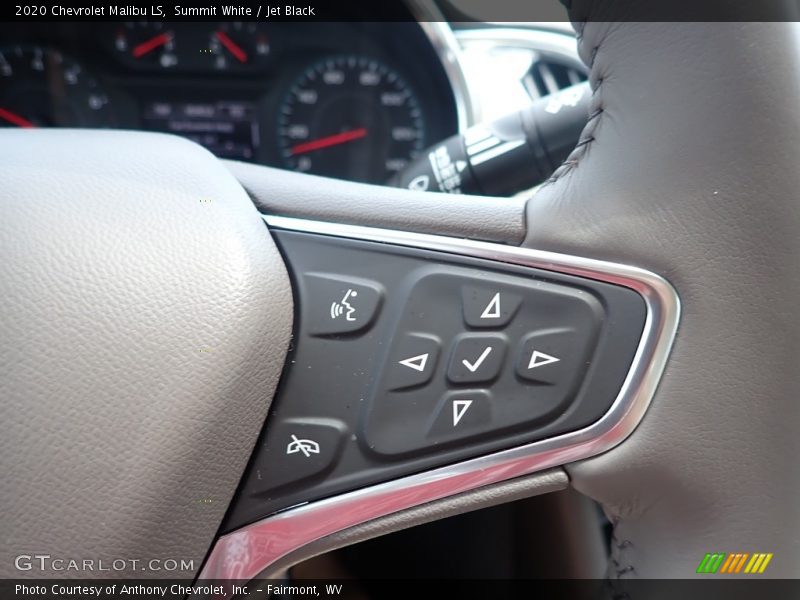 Summit White / Jet Black 2020 Chevrolet Malibu LS