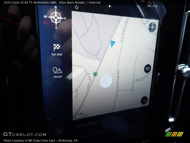 Onyx Black Metallic / Charcoal 2020 Volvo XC40 T5 Momentum AWD