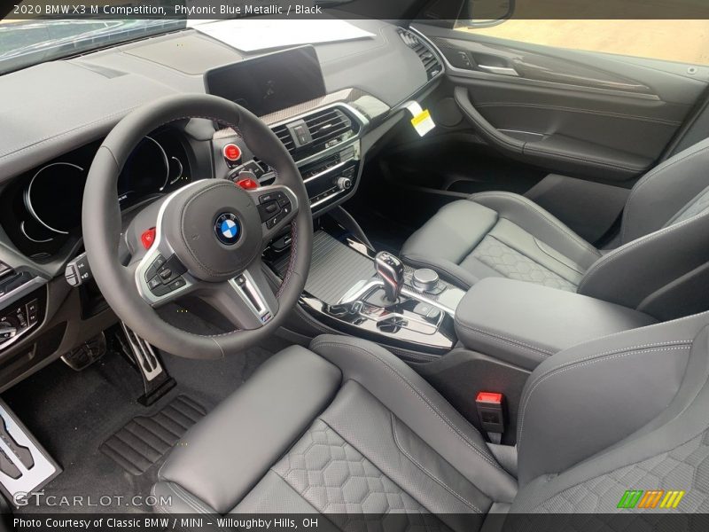 2020 X3 M Competition Black Interior