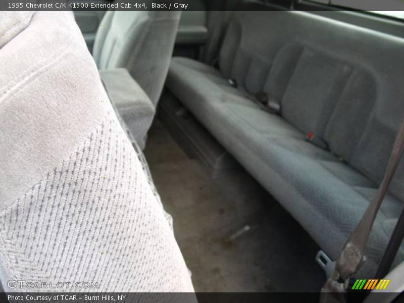 Black / Gray 1995 Chevrolet C/K K1500 Extended Cab 4x4