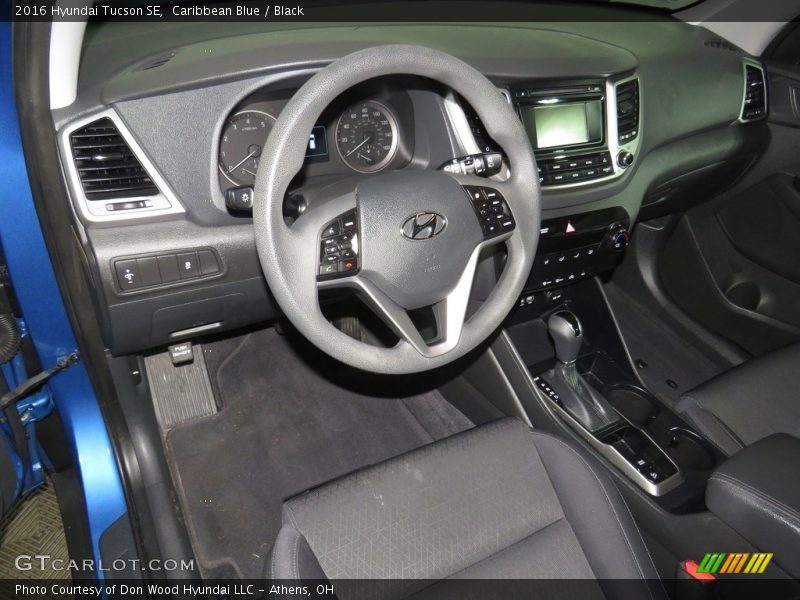 Caribbean Blue / Black 2016 Hyundai Tucson SE