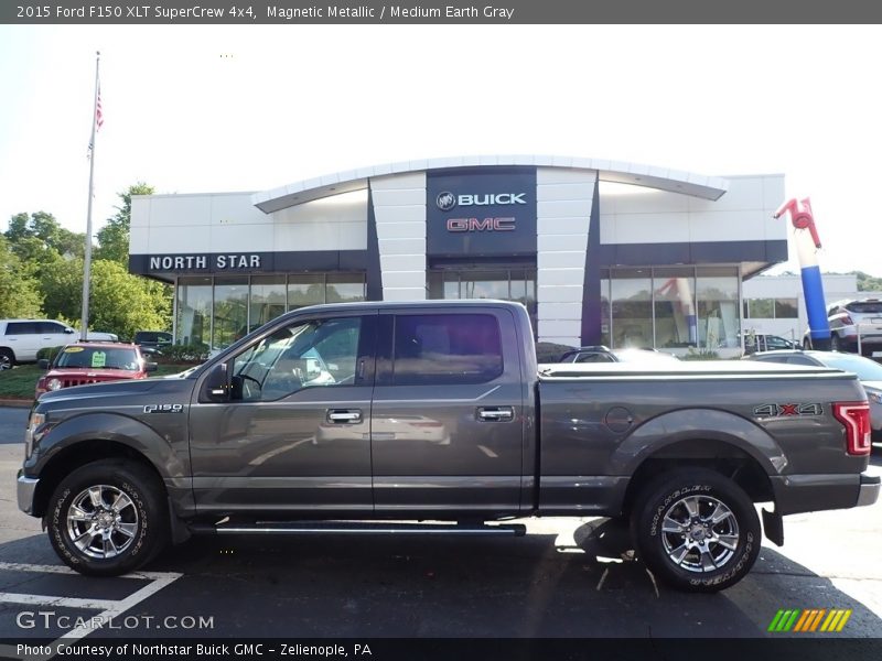 Magnetic Metallic / Medium Earth Gray 2015 Ford F150 XLT SuperCrew 4x4