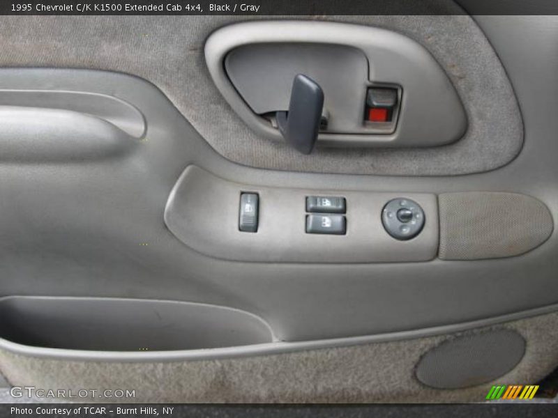 Black / Gray 1995 Chevrolet C/K K1500 Extended Cab 4x4