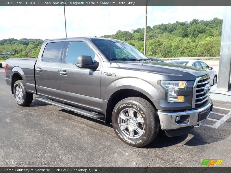 Magnetic Metallic / Medium Earth Gray 2015 Ford F150 XLT SuperCrew 4x4