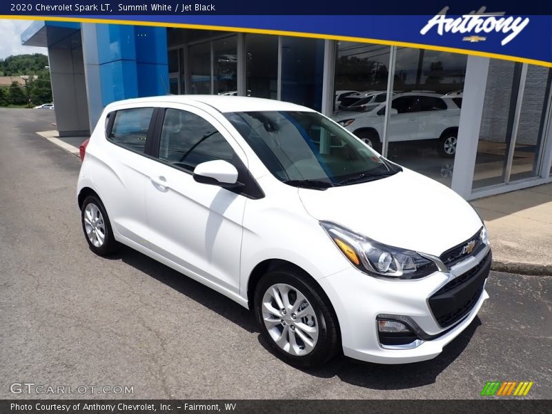 Summit White / Jet Black 2020 Chevrolet Spark LT