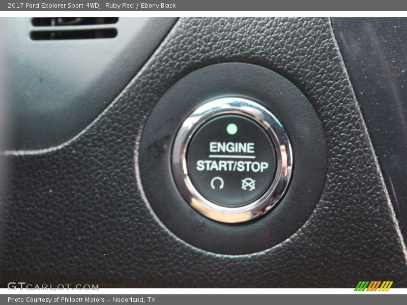 Ruby Red / Ebony Black 2017 Ford Explorer Sport 4WD