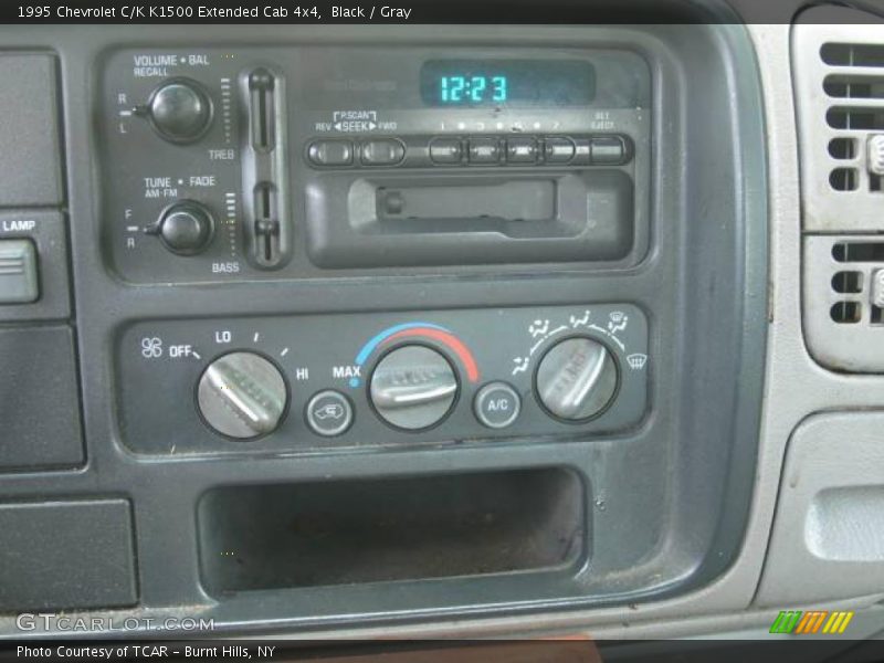 Black / Gray 1995 Chevrolet C/K K1500 Extended Cab 4x4