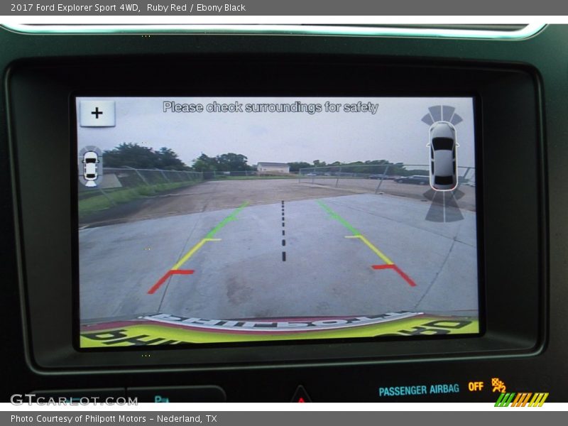 Ruby Red / Ebony Black 2017 Ford Explorer Sport 4WD