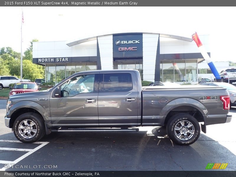 Magnetic Metallic / Medium Earth Gray 2015 Ford F150 XLT SuperCrew 4x4