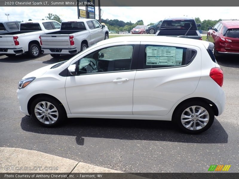 Summit White / Jet Black 2020 Chevrolet Spark LT