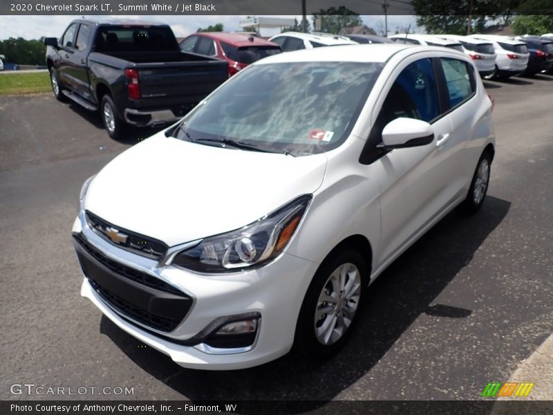 Summit White / Jet Black 2020 Chevrolet Spark LT