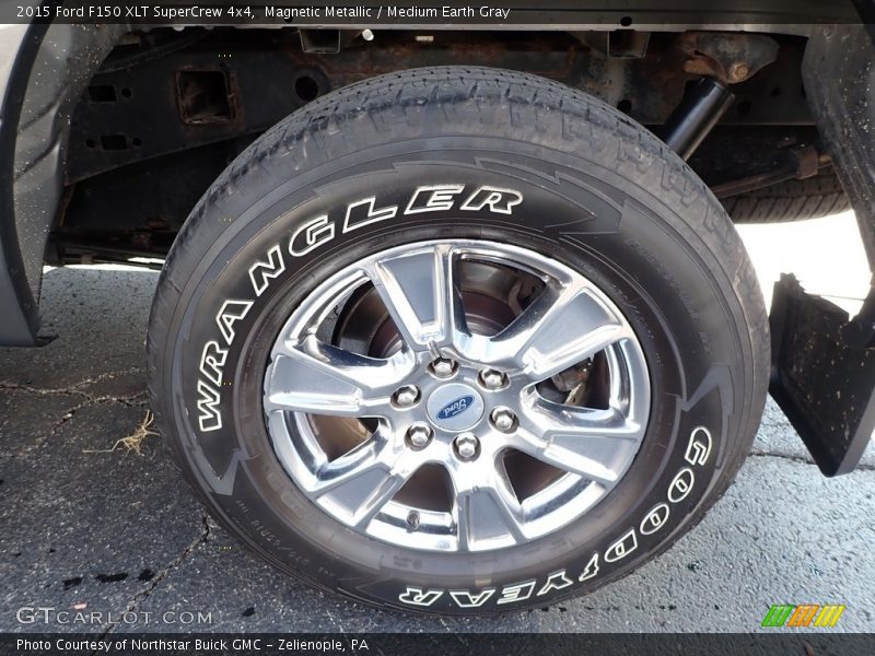 Magnetic Metallic / Medium Earth Gray 2015 Ford F150 XLT SuperCrew 4x4