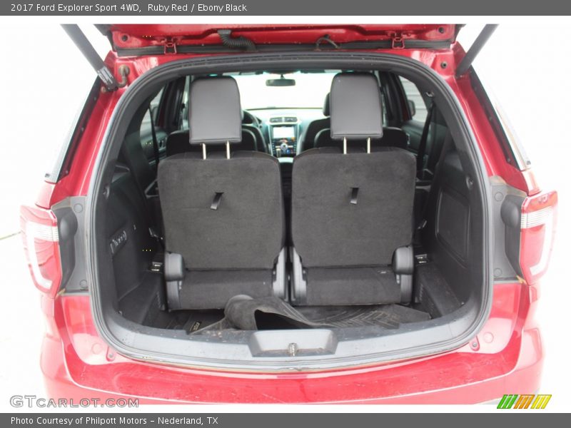 Ruby Red / Ebony Black 2017 Ford Explorer Sport 4WD
