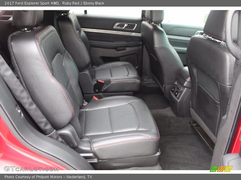 Ruby Red / Ebony Black 2017 Ford Explorer Sport 4WD