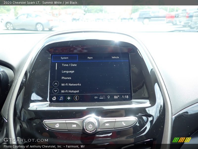 Summit White / Jet Black 2020 Chevrolet Spark LT
