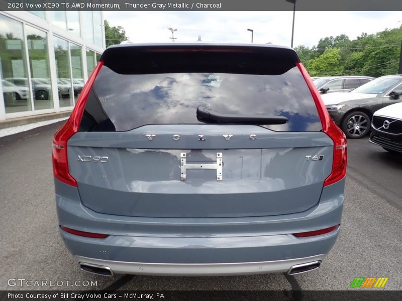 Thunder Gray Metallic / Charcoal 2020 Volvo XC90 T6 AWD Momentum