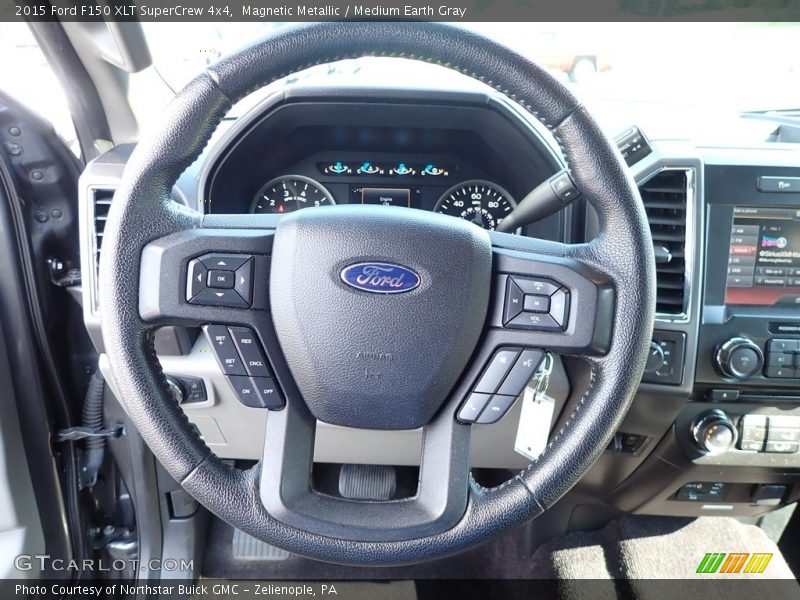 Magnetic Metallic / Medium Earth Gray 2015 Ford F150 XLT SuperCrew 4x4