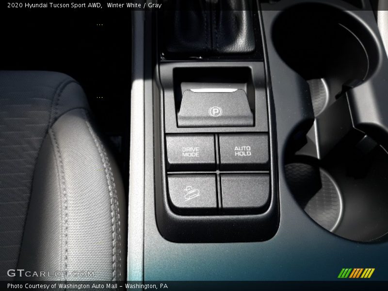 Winter White / Gray 2020 Hyundai Tucson Sport AWD