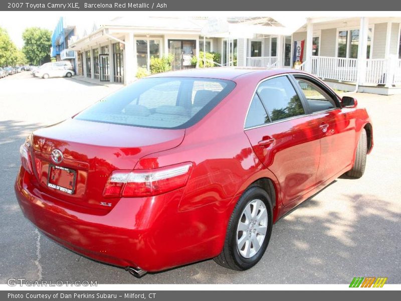 Barcelona Red Metallic / Ash 2007 Toyota Camry XLE