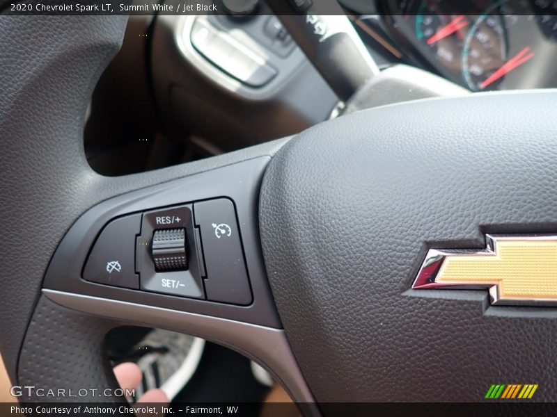 Summit White / Jet Black 2020 Chevrolet Spark LT