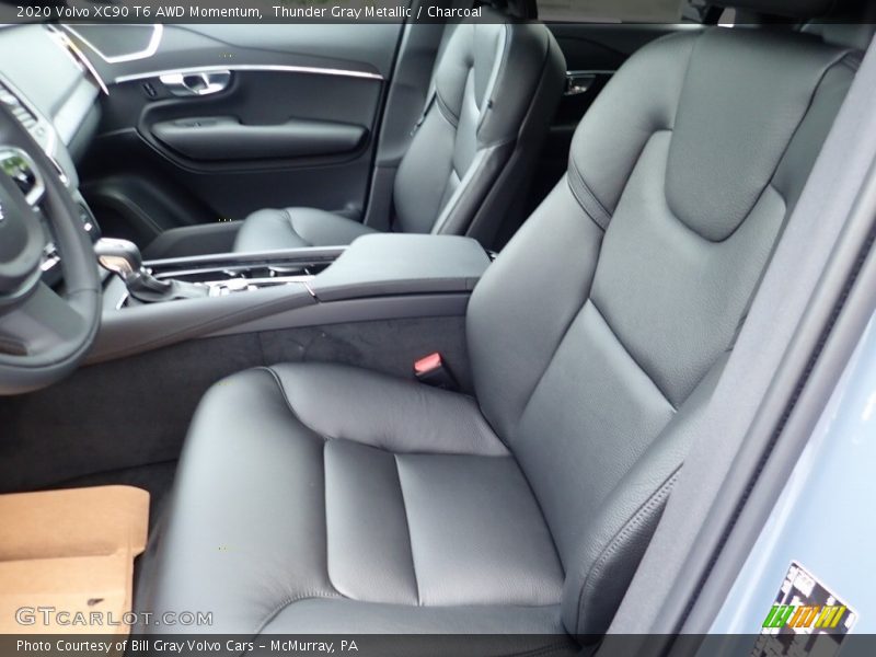 Thunder Gray Metallic / Charcoal 2020 Volvo XC90 T6 AWD Momentum