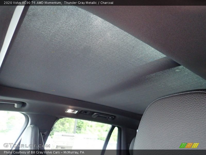 Thunder Gray Metallic / Charcoal 2020 Volvo XC90 T6 AWD Momentum
