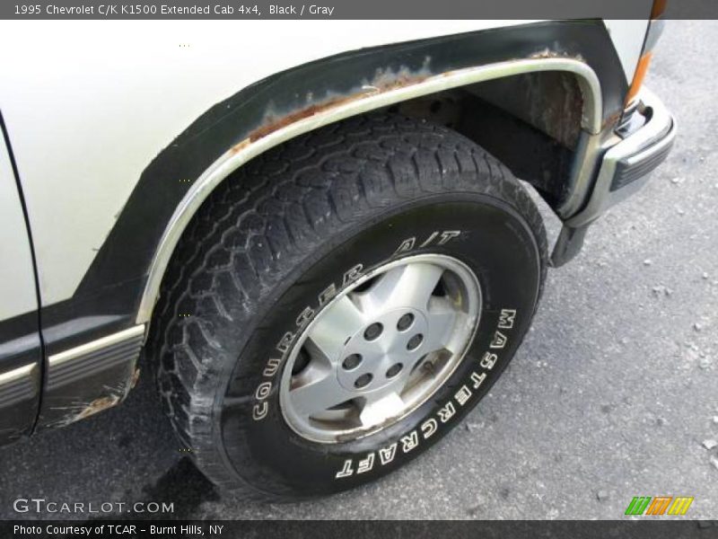 Black / Gray 1995 Chevrolet C/K K1500 Extended Cab 4x4