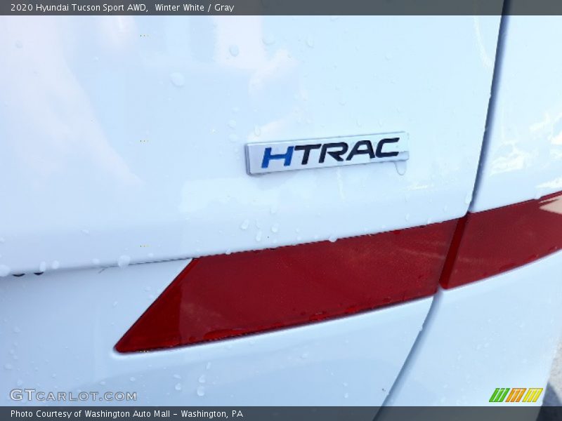 Winter White / Gray 2020 Hyundai Tucson Sport AWD
