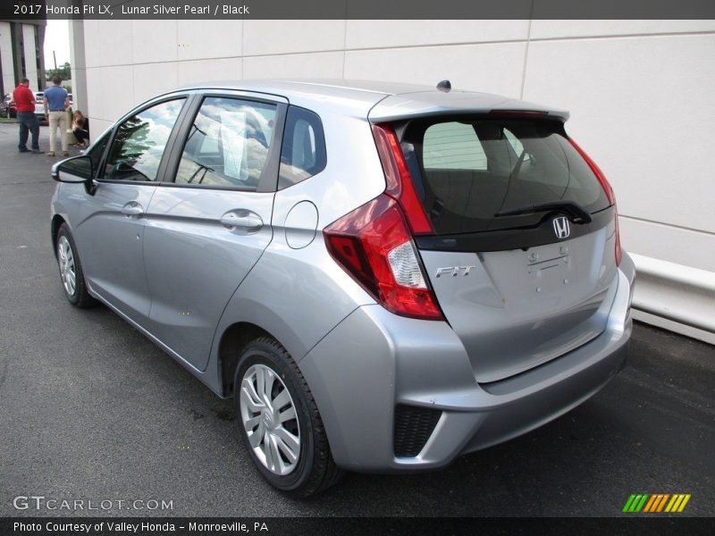 Lunar Silver Pearl / Black 2017 Honda Fit LX