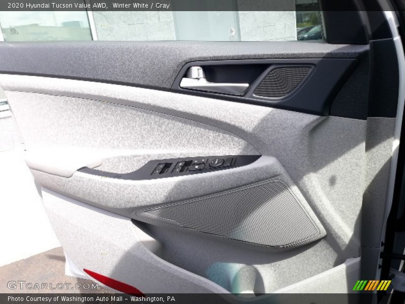 Winter White / Gray 2020 Hyundai Tucson Value AWD