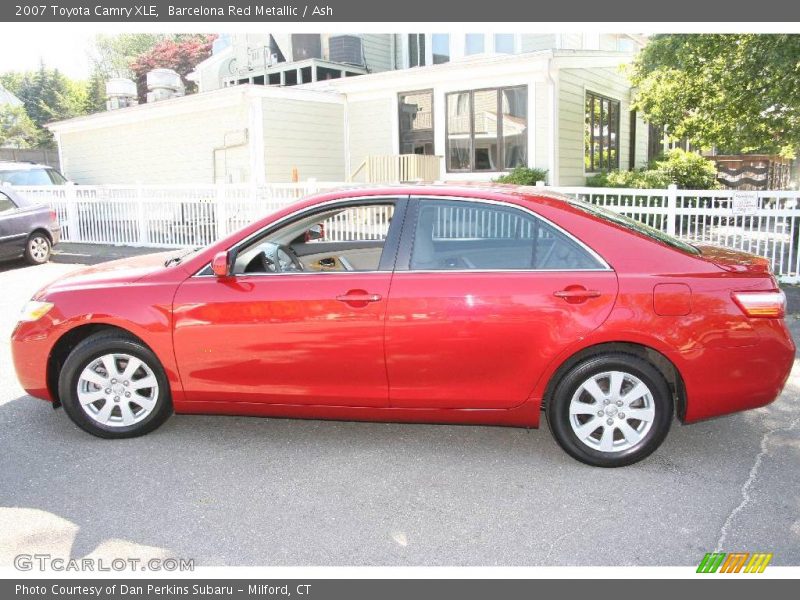 Barcelona Red Metallic / Ash 2007 Toyota Camry XLE