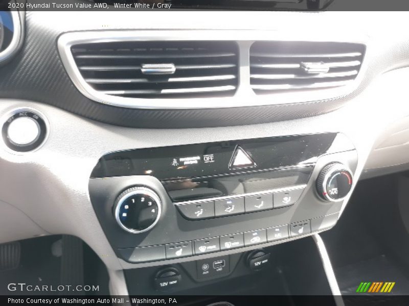 Winter White / Gray 2020 Hyundai Tucson Value AWD