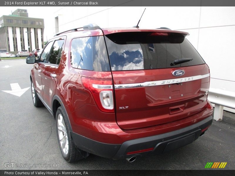 Sunset / Charcoal Black 2014 Ford Explorer XLT 4WD