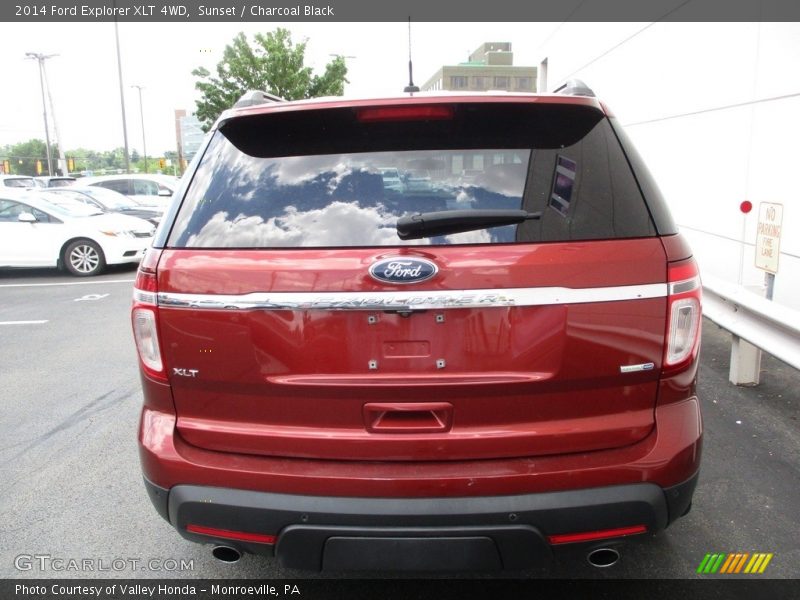 Sunset / Charcoal Black 2014 Ford Explorer XLT 4WD