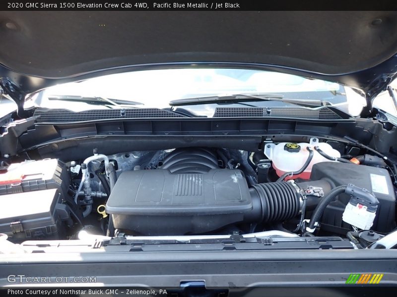 Pacific Blue Metallic / Jet Black 2020 GMC Sierra 1500 Elevation Crew Cab 4WD