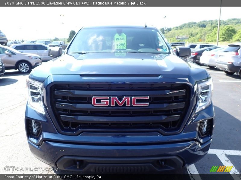 Pacific Blue Metallic / Jet Black 2020 GMC Sierra 1500 Elevation Crew Cab 4WD