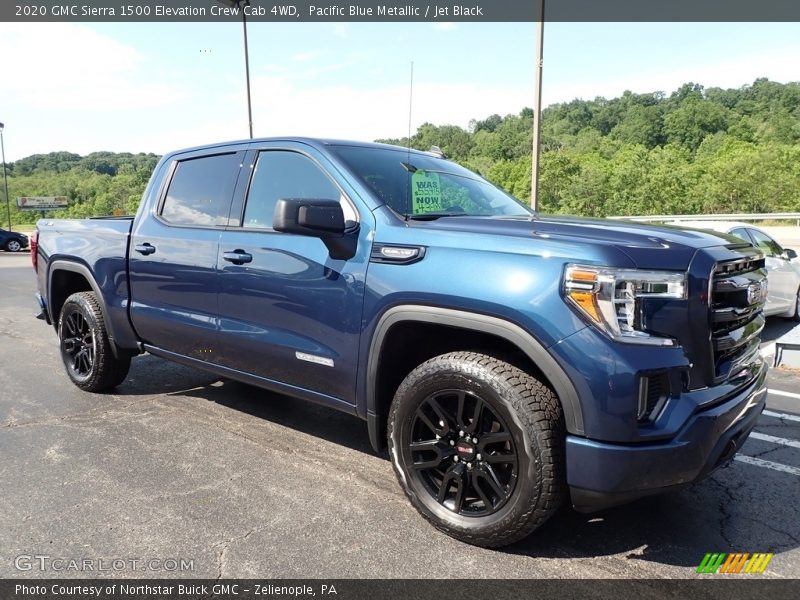 Front 3/4 View of 2020 Sierra 1500 Elevation Crew Cab 4WD