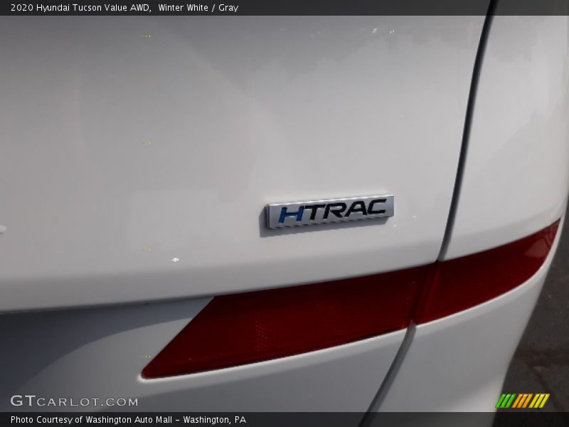 Winter White / Gray 2020 Hyundai Tucson Value AWD
