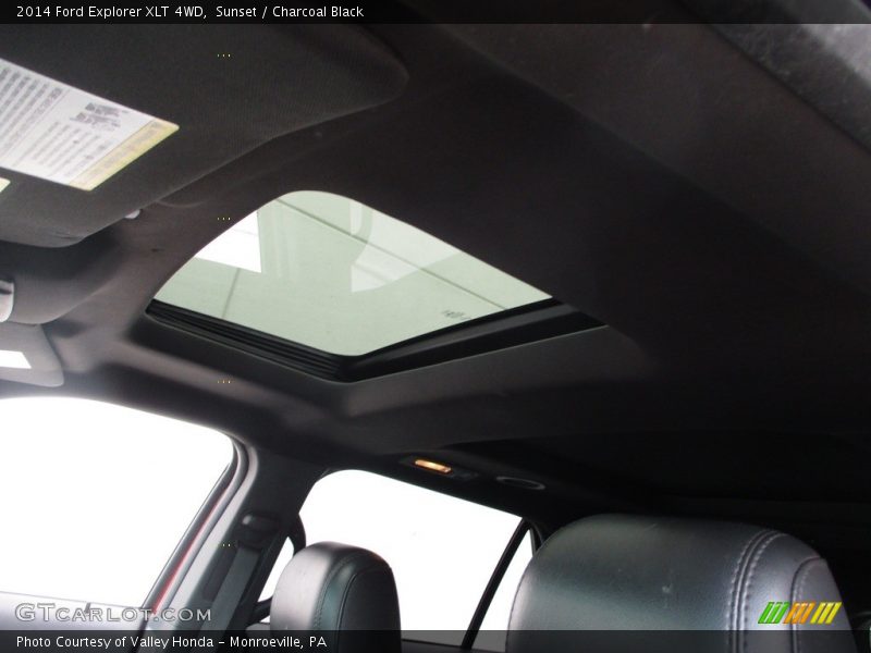 Sunset / Charcoal Black 2014 Ford Explorer XLT 4WD