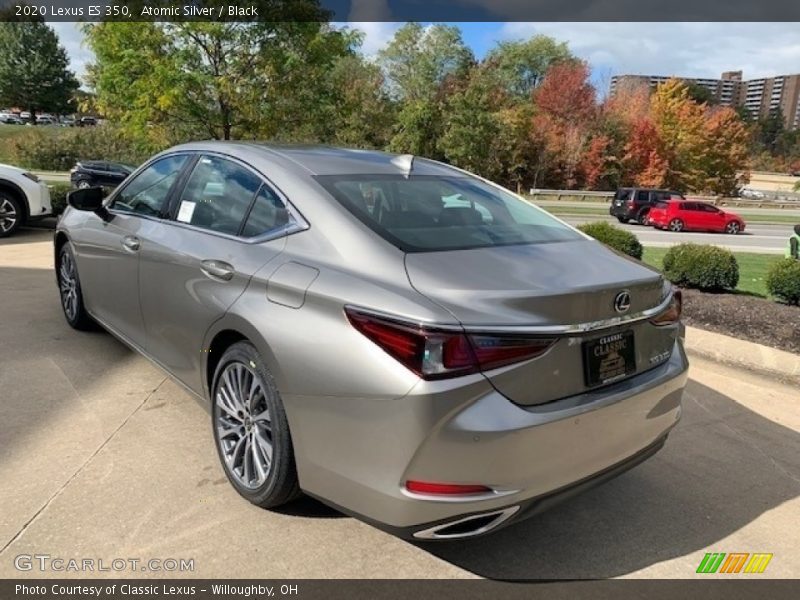 Atomic Silver / Black 2020 Lexus ES 350