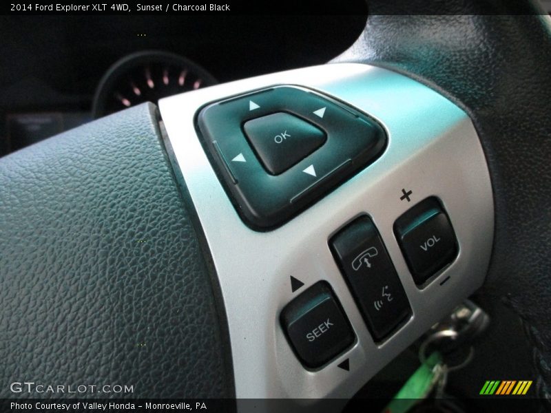 Sunset / Charcoal Black 2014 Ford Explorer XLT 4WD