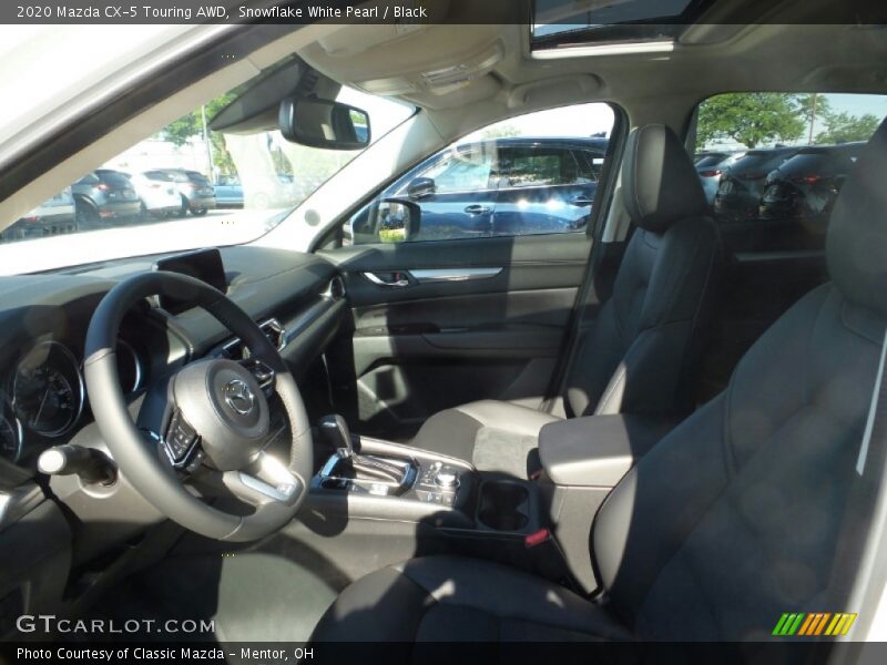 Snowflake White Pearl / Black 2020 Mazda CX-5 Touring AWD