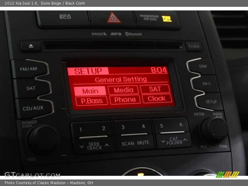Dune Beige / Black Cloth 2012 Kia Soul 1.6